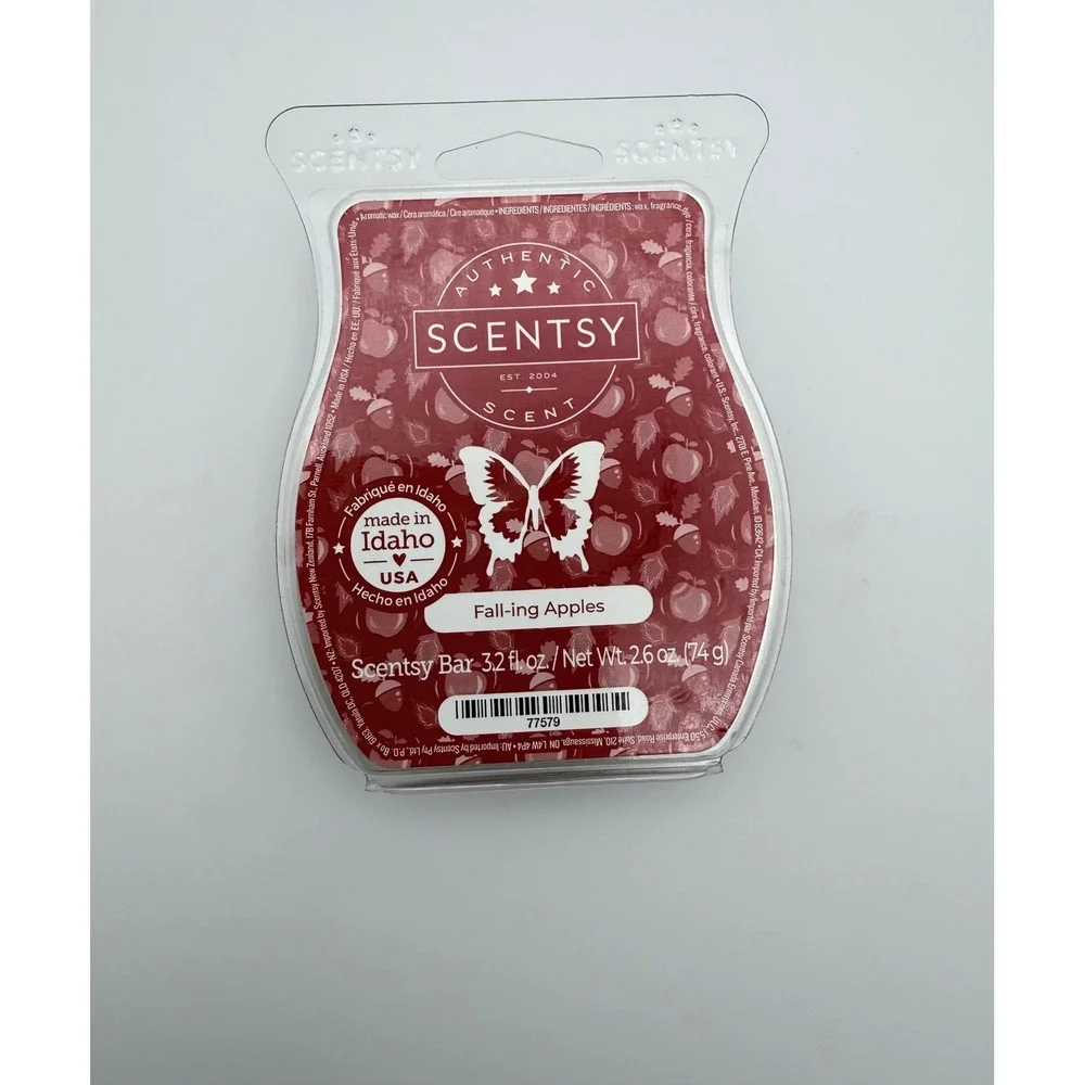 Scentsy Falling Apples Fragrance Scented‎ Bar Wax Melts New